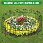 adavin 24in collapsible garden fence border, 20 panels, package contents