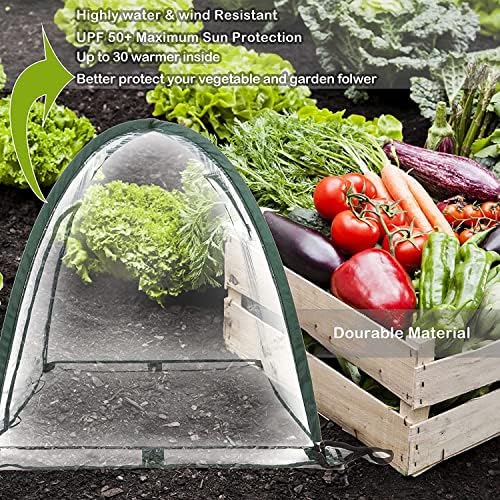 porayhut pop up greenhouse cover flower house,pack of showing dimensions