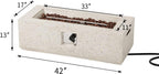 cosiest outdoor fire pit coffee table, 42-inch x, package contents