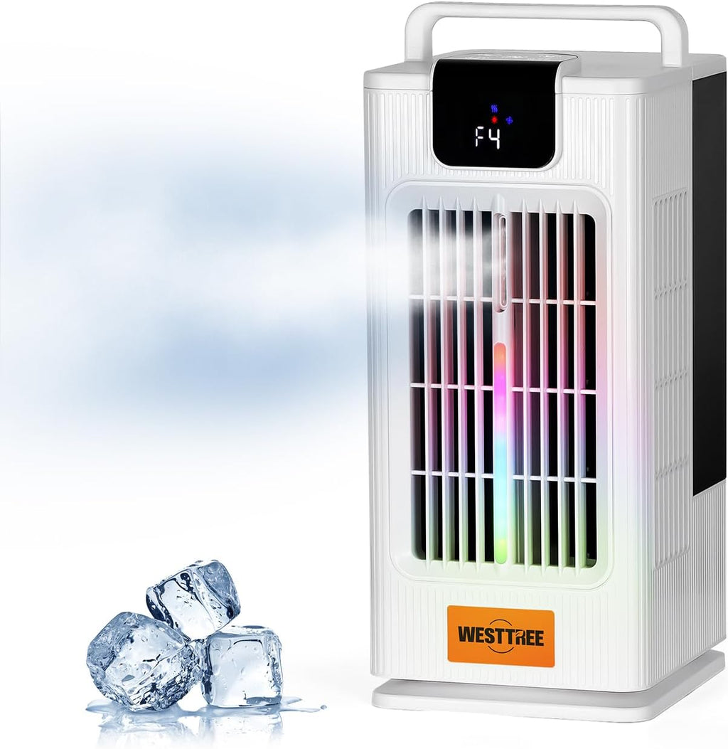 westtree 14inch portable air conditioners misting fan,120°oscillating mini, main product view