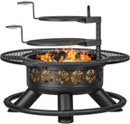 verdeluxe 47 inch outdoor fire pit with 2, main product view