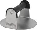Smash Press, Stainless Steel, Round Flat Bottom Tool, 6 inch | Heavy Duty Hamburger Smasher Flat Top Built For Griddle, Grill and Skillet Cooking, Backyard Kitchen Essential, Cookout Ready