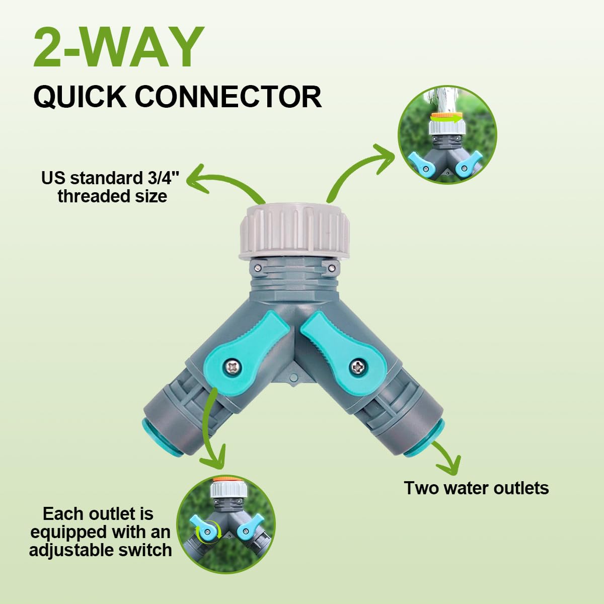 drip irrigation system 98ft, fast connect automatic irrigation on a desk or shelf