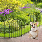 decorative garden fence 24in (h) x 21ft (l) showing dimensions