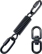 Hammock Chair Spring Upgrades 360 Rotating Spring With Carabiners Shock Absorption For Hammock Chair