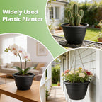 rootrimmer 25 pack 10 inch plant pots with, close-up detail