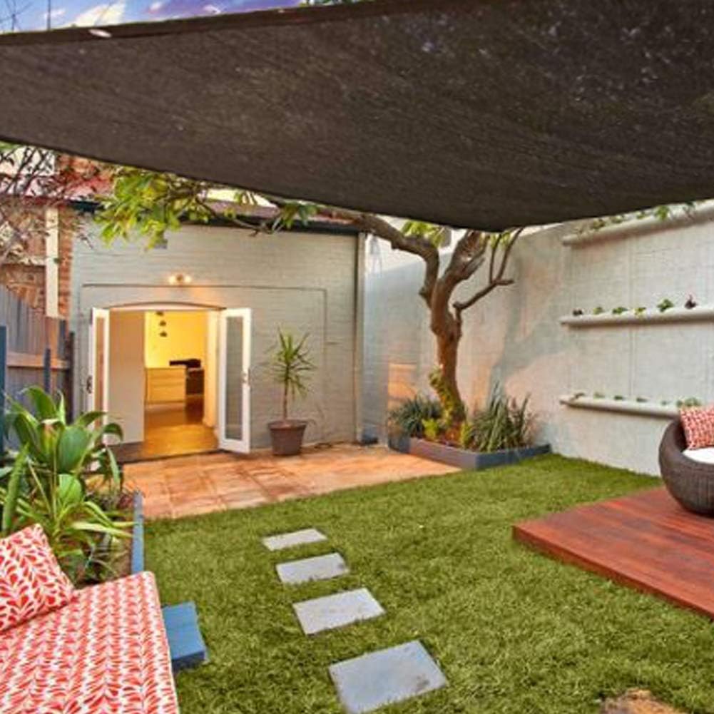 90% sunblock shade panel fabric shade cloth with, side view