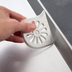 Rada Cutlery 2-Piece Daisy PanMate Scrapers (B300) | Nylon Food Scraper, 2.5" x 3", White