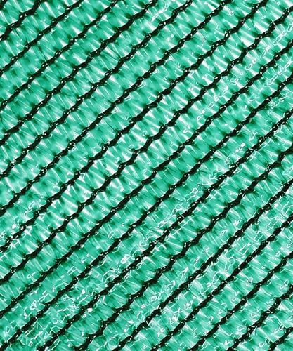 70% green shade cloth with grommets, 12 ft, close-up detail