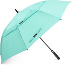 G4Free 47/54/62/68/72 Inch Automatic Open Golf Umbrella Oversize Extra Large Double Canopy Vented Windproof Waterproof Stick Umbrellas