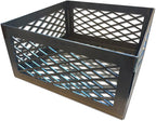 Total Control® BBQ Charcoal Basket smoker pit fire box 12 x 12 x 6 for B-B-Chef Brinkmann for Char-Broil Chargriller New Braunsfel old country