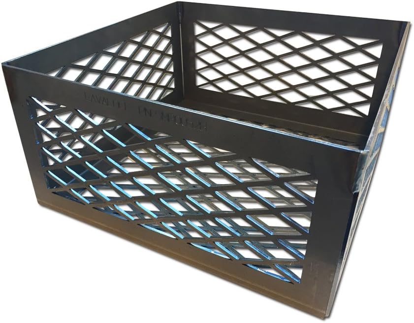 Total Control® BBQ Charcoal Basket smoker pit fire box 12 x 12 x 6 for B-B-Chef Brinkmann for Char-Broil Chargriller New Braunsfel old country