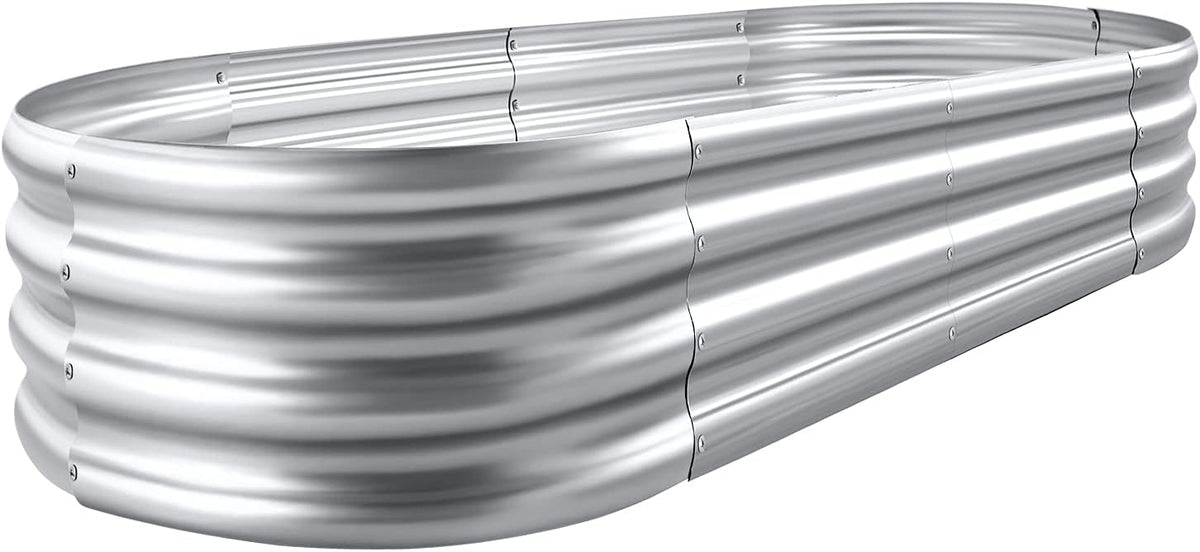 land guard galvanized planter raised beds, 6×3×1/8×4×1 ft, main product view