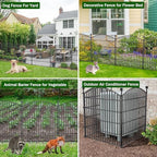 10 panel no dig decorative garden fence 32", package contents