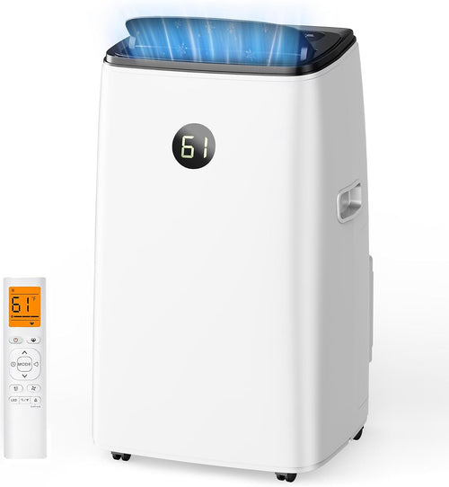 16000btu inverter portable air conditioners, dual hose portable, main product view