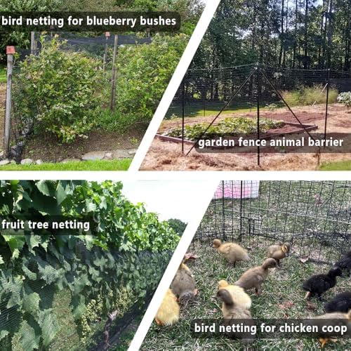 poyee 7.5x100ft deer fence netting, 1/2-inch square mesh, view 9