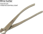 vouiu 6-Piece Bonsai Tool Set,Knob Cutter,Trunk Splitter,Concave Cutter,Wire Cutter,Jin Pliers,Bonsai Scissors