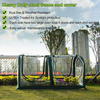 porayhut portable greenhouse tent, easy set-up gardening flower showing dimensions