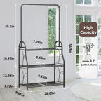 sorcedas plant stand outdoor indoor 3 tier metal showing dimensions