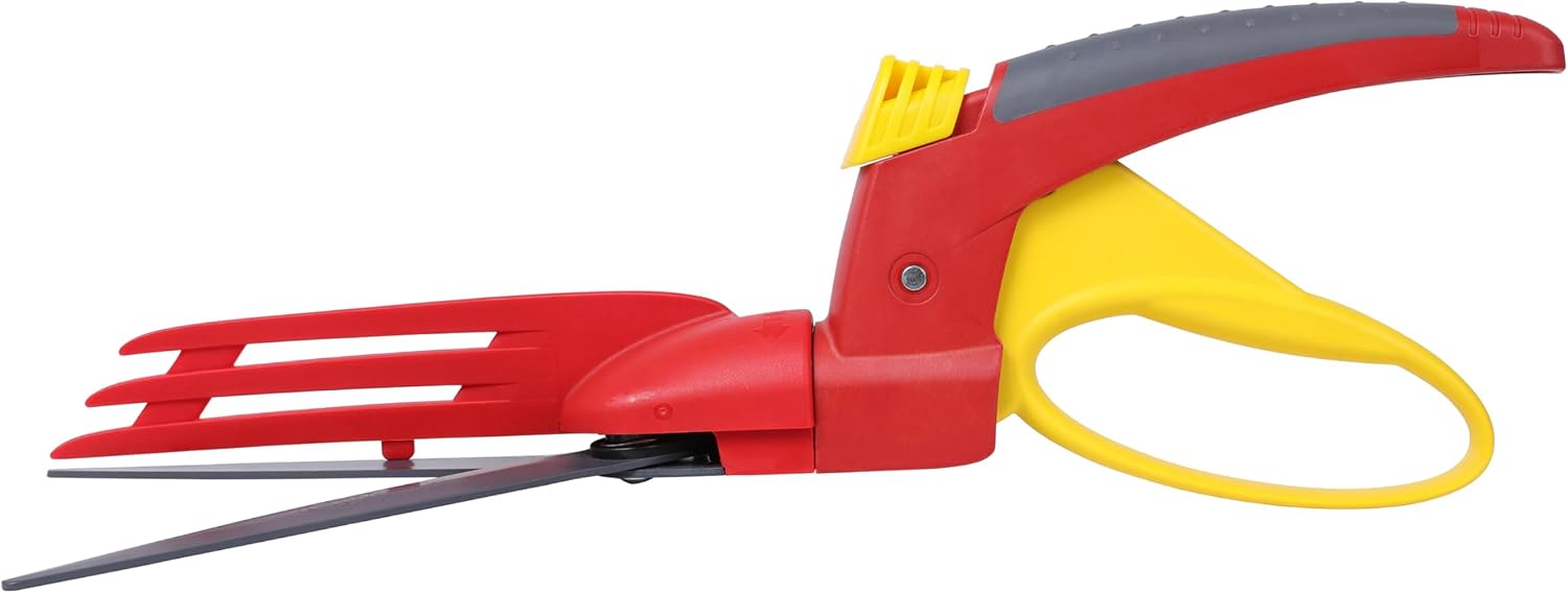 Wolf-Garten RILL Comfort Single Hand Grass Shears, Red, 39.2x2.47x2.5 cm