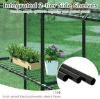 happygrill greenhouse for outdoors, portable greenhouse with pe on a desk or shelf