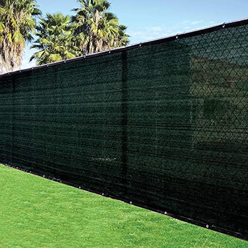 6' x 50' 3rd gen black fence privacy, main product view