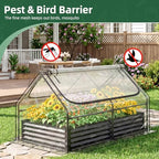 superlele 6x3x3ft mini greenhouse with 2 large zipper, package contents