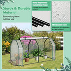 s afstar raised garden bed with greenhouse cover, side view
