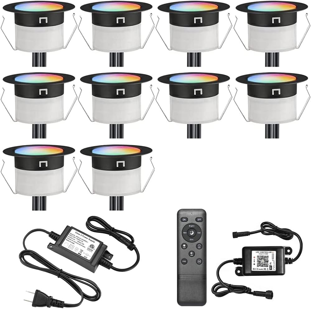 led deck lights kit, 10 pack φ1.22" low, main product view