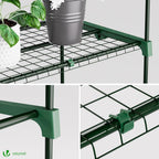 vounot® mini greenhouse with 4-tier shelves garden greenhouse, package contents