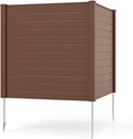 giantex no-dig air conditioner fence, 2 panels, 48''w, main product view
