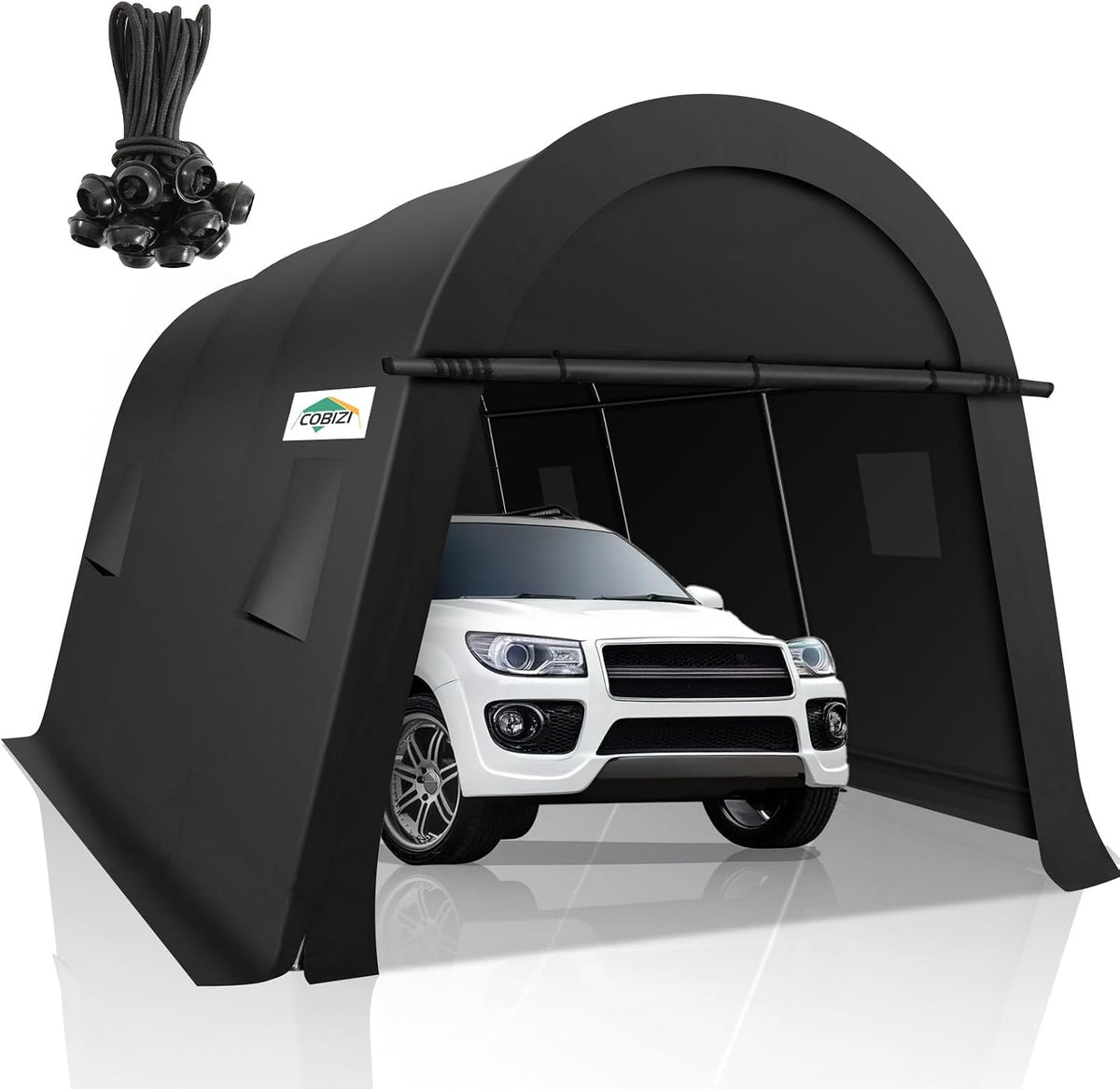 cobizi carport canopy 10x20 heavy duty portable garage, main product view