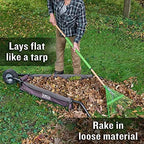 ames folding wheelbarrow lawn yard cart, lightweight, heavy, close-up detail