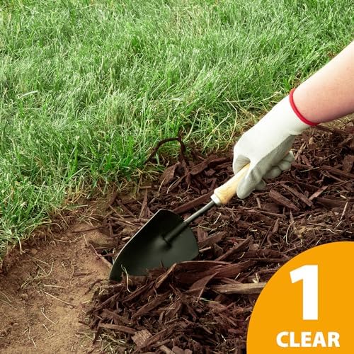 easyflex aluminum no-dig landscape edging for landscape or, close-up detail