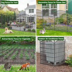 10 panel no dig decorative garden fence 40", package contents