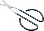 HINMAY Extra Long Scissor Tongs 16-Inch Stainless Steel Barbecue Grilling Tongs
