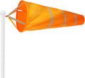 G128 - Orange Windsock Heavy Duty Printed 210D Wind Direction Measurement (Orange 40" 1PK)