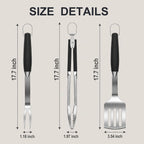 grill utensils set,bbq tools kit grilling accessories for on a desk or shelf