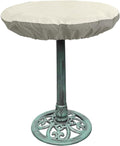 Bitubi Bird Bath Cover for 24" to 30" Diameter Bowl,Heavy Duty Waterproof 600D Oxford Cloth Garden Bird Bath Protective Cover with Elastic Hem Cord