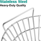 Charcoal Ash Basket for Large Big Green Egg Grill | Basket for Kamado Classic, Pit Boss, Louisiana Grills, Primo Kamado and Large Grill Dome, Stainless Steel