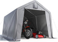 quictent 8x8ft storage shelter portable shed with roll-up, main product view