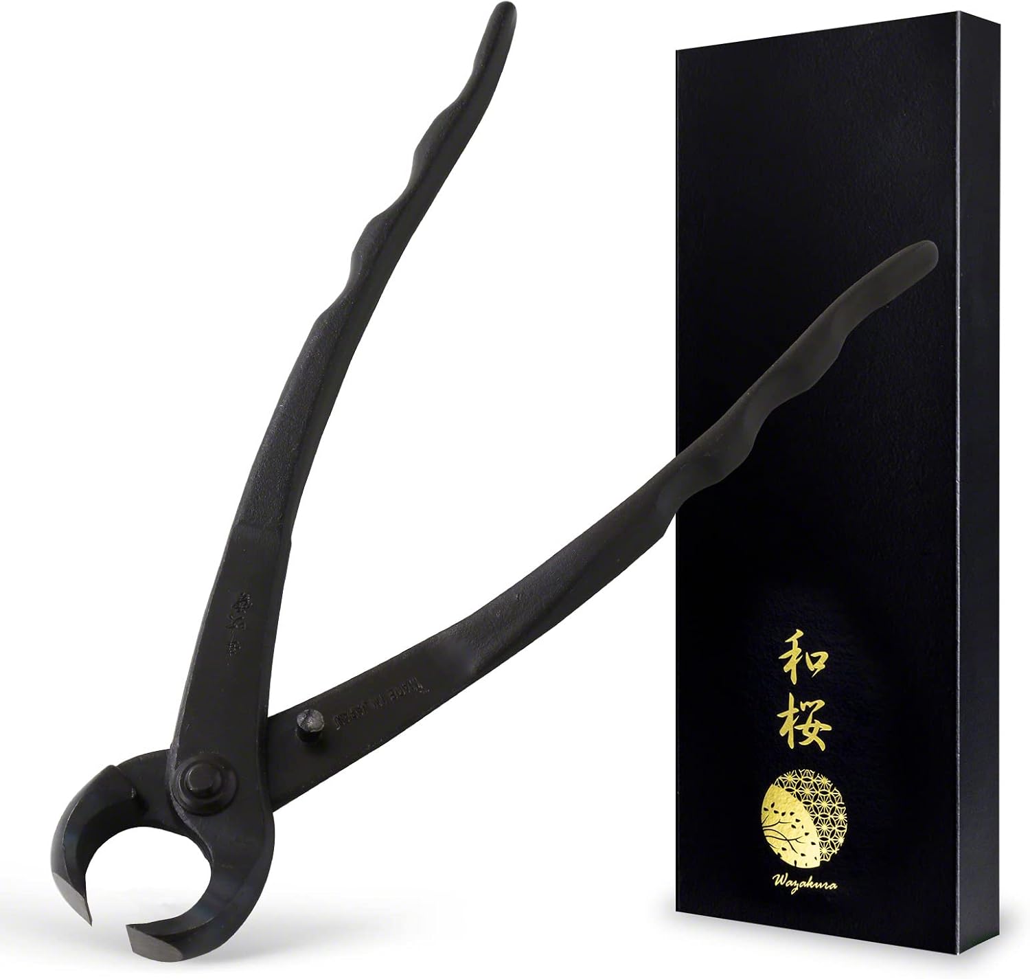 Wazakura Hand Forged Bonsai Tree Trunk Splitter, Made in Japan 210mm(8.25inch), Branch Cutter Japanese Garden Tool - 210mm(8.25inch), Black