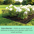 shoplala garden fence animal barrier (10 panels) 12x16.5in, package contents