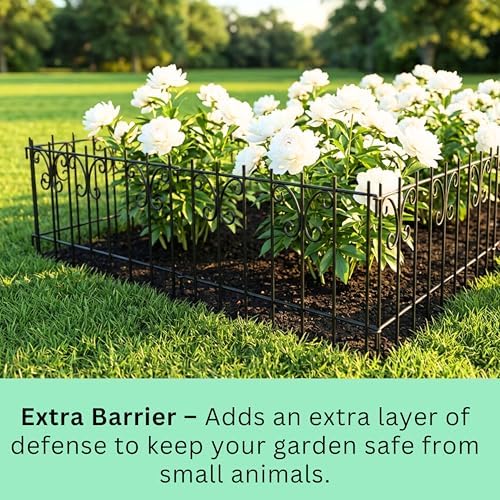 shoplala garden fence animal barrier (10 panels) 12x16.5in, package contents