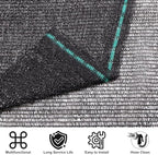 amagenix 50% shade cloth roll, 5'10" x 100, side view