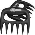 Meat Claws for Shredding Pulled Pork, Chicken, Turkey, and Beef- Handling & Carving Food - Barbecue Grill Accessories for Smoker, or Slow Cooker - Gun Metal Grip