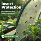 garden cover,98"x49"x49" crop cage for garden with zipper,garden, close-up detail