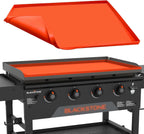 36" Silicone Griddle Cover Mat for Blackstone 36 Inch Griddle Accessories, All-Season Protection Against Dirt & Rust, Food Grade Silicone Grill Mat (Orange)