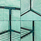 homgarden mini walk-in greenhouse 3 tiers 6 shelves on a desk or shelf