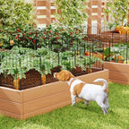 goovilla garden fence, total 27ft(l) x 24in(h), 25 on a desk or shelf